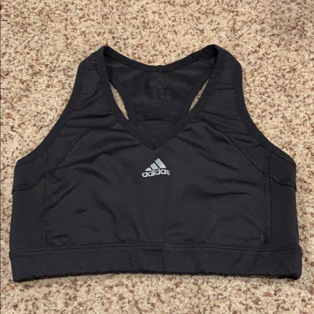 Adidas BLACK sports bra